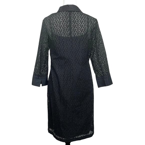 NWT - Talbots Eyelet Cotton Caftan Dress - Picture 3 of 6